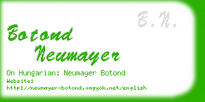 botond neumayer business card